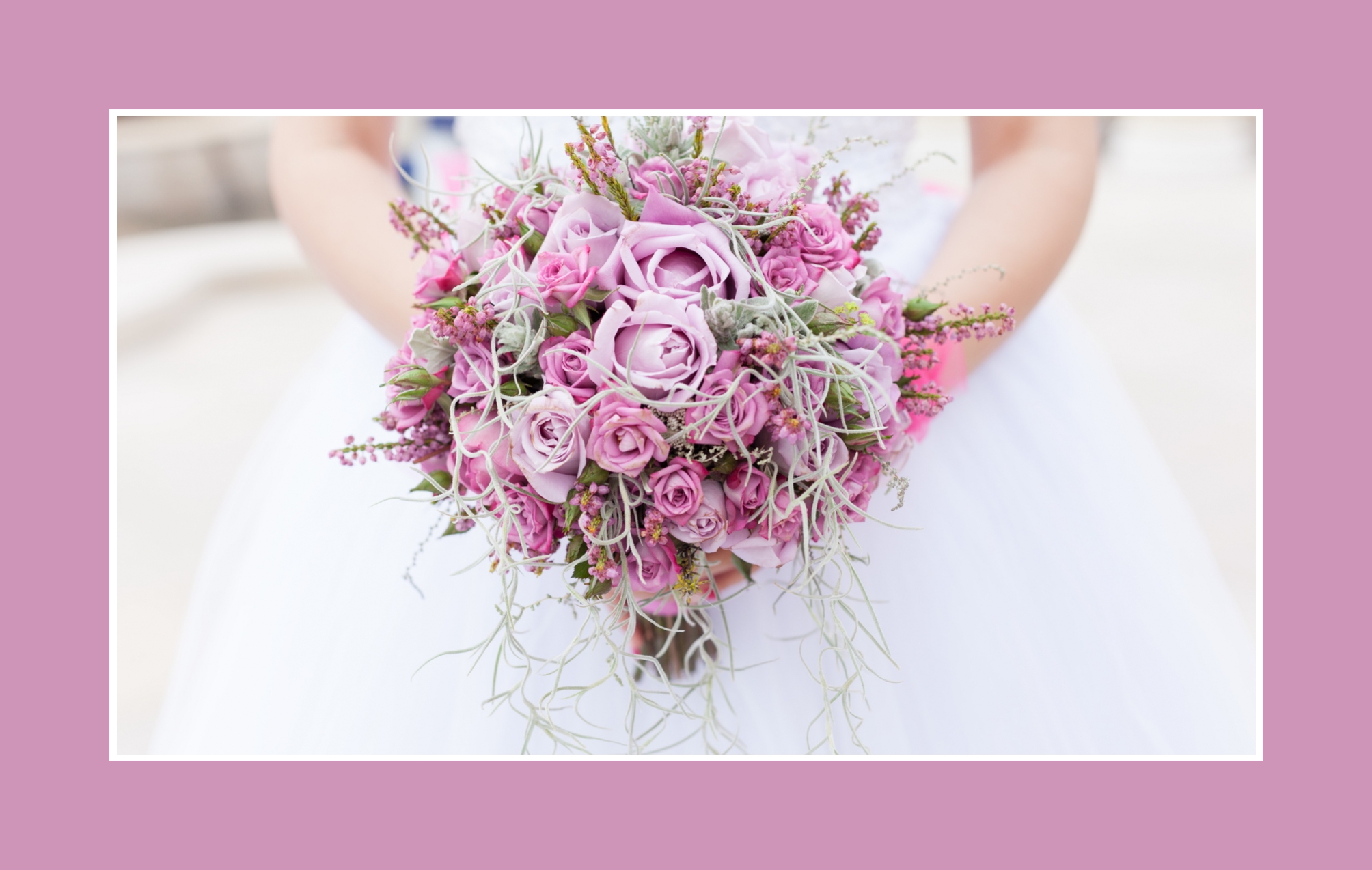 Hochzeitstrauß Rosa Lila Rosen